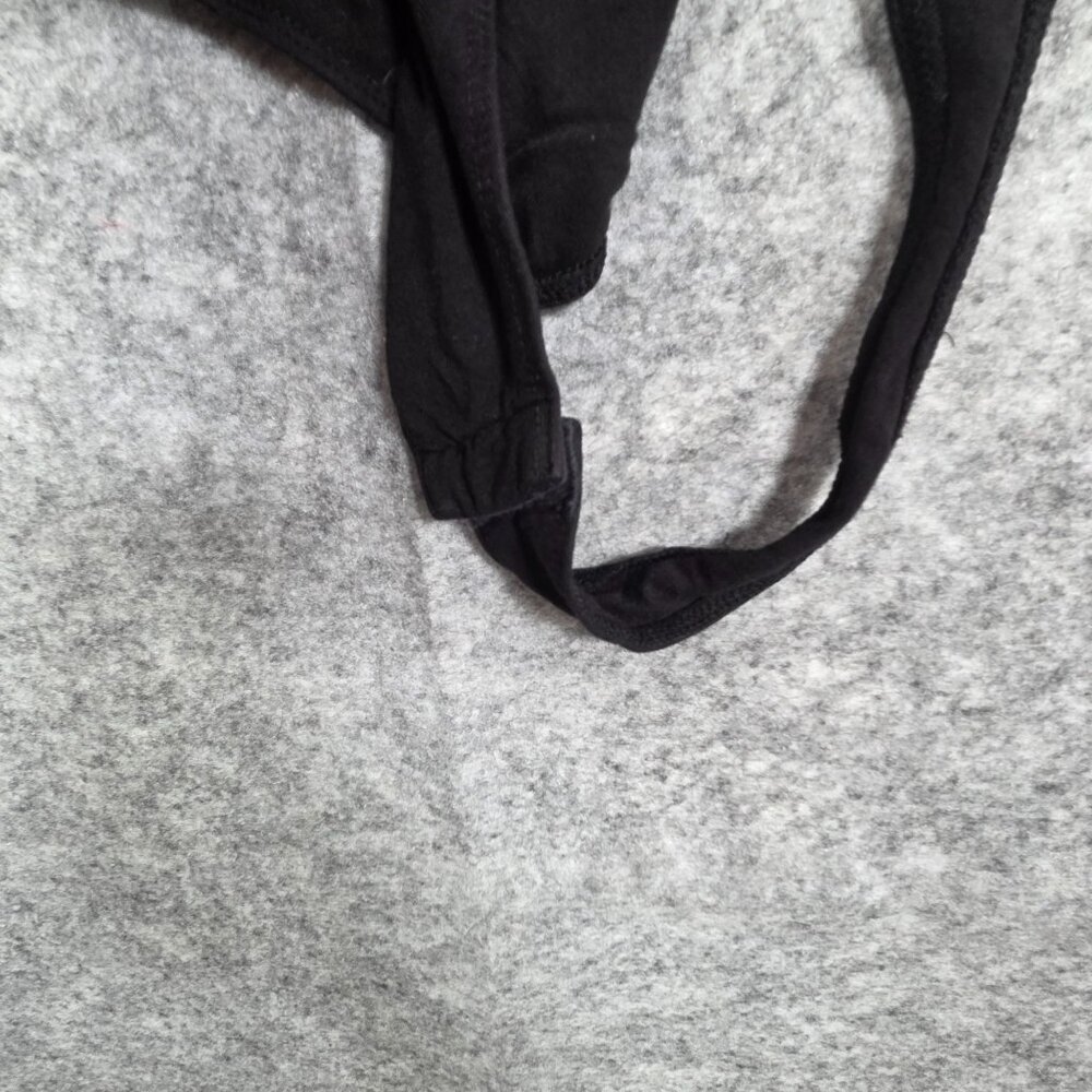 Good American Women's Weightless Mock Neck Bodysuit Sleeveless Black Size 5 / 2X - Picture 4 of 9